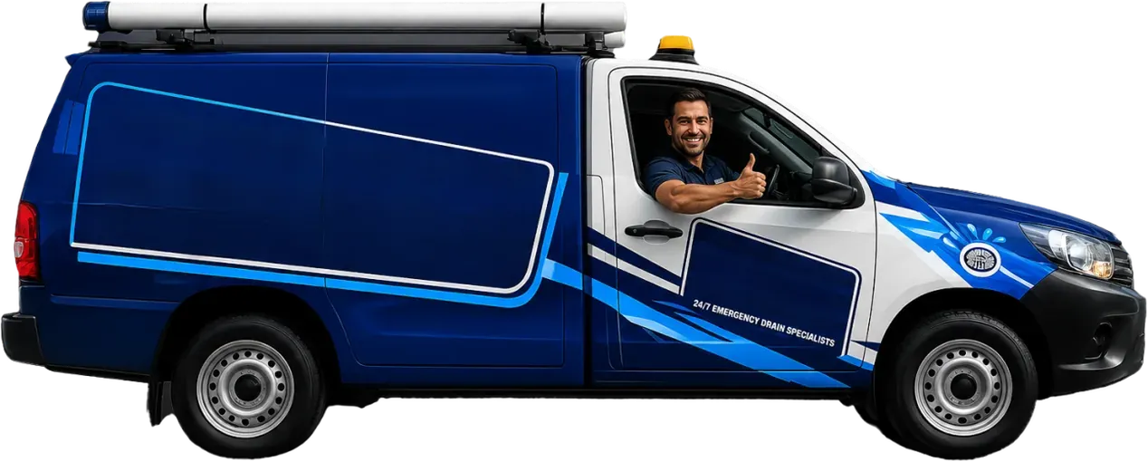 A licensed Penrith plumber heading out in the service van