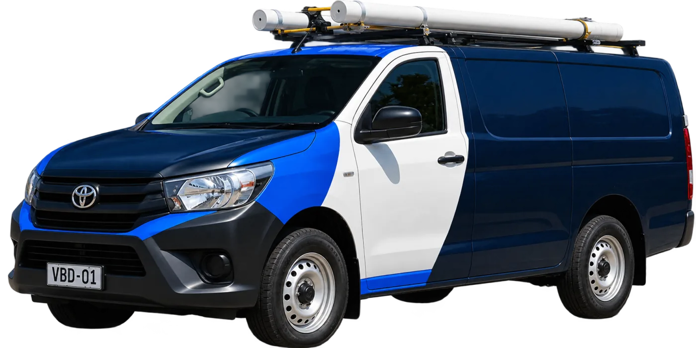 Our van, covering Penrith and the surrounding suburbs